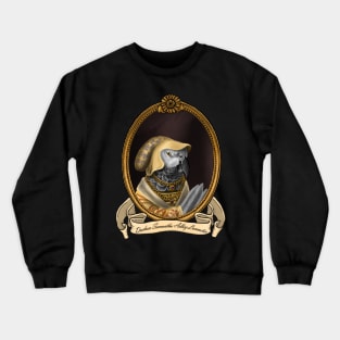 Renaissance Bird - Duchess Samantha Adley Lancaster (A Grey Parrot) Crewneck Sweatshirt